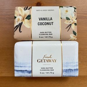 NEW Bath & Body Works shea butter cleansing bars (2)